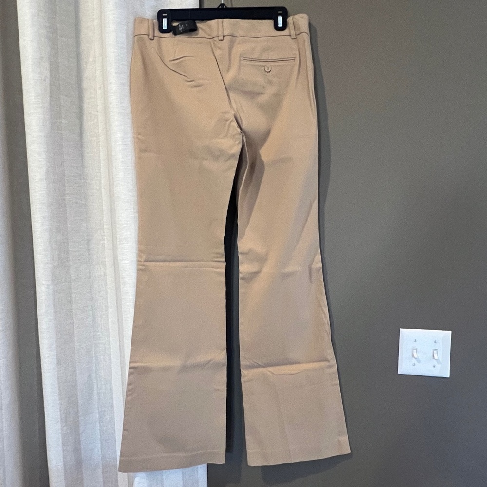 NWT Express Editor Camel Pants Low Rise Flare Leg… - image 4